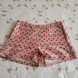 Tory Burch Bloom Doves silk shorts